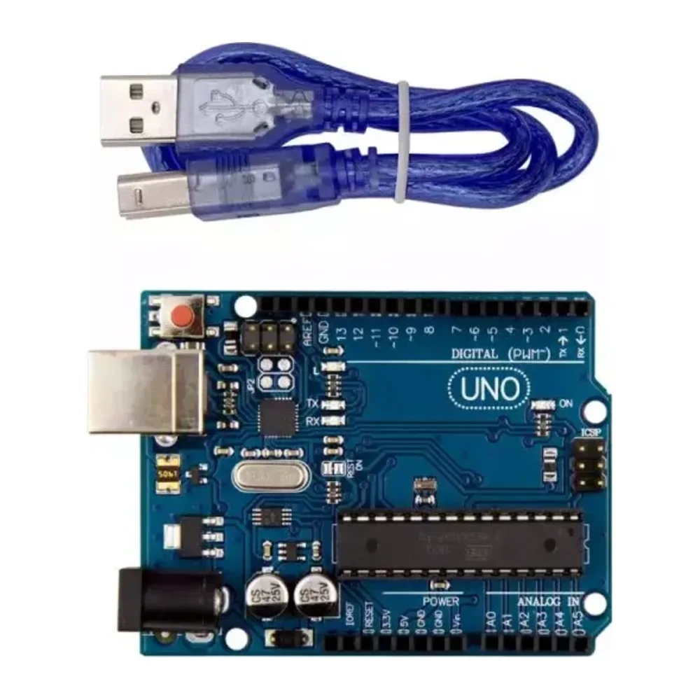UNO R3 Board (ATmega328P, Arduino Compatible) + USB Cable – view 3