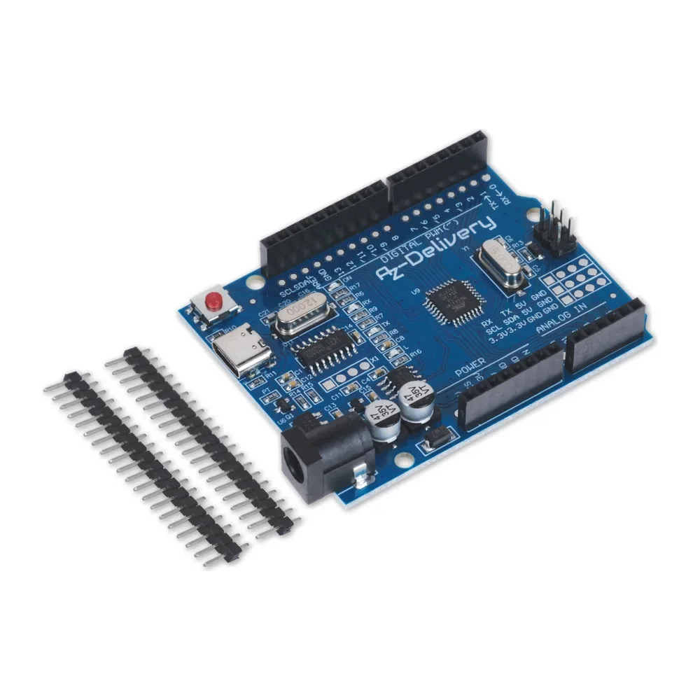 UNO R3 Board (ATmega328P, Arduino Compatible) + USB Cable – view 2
