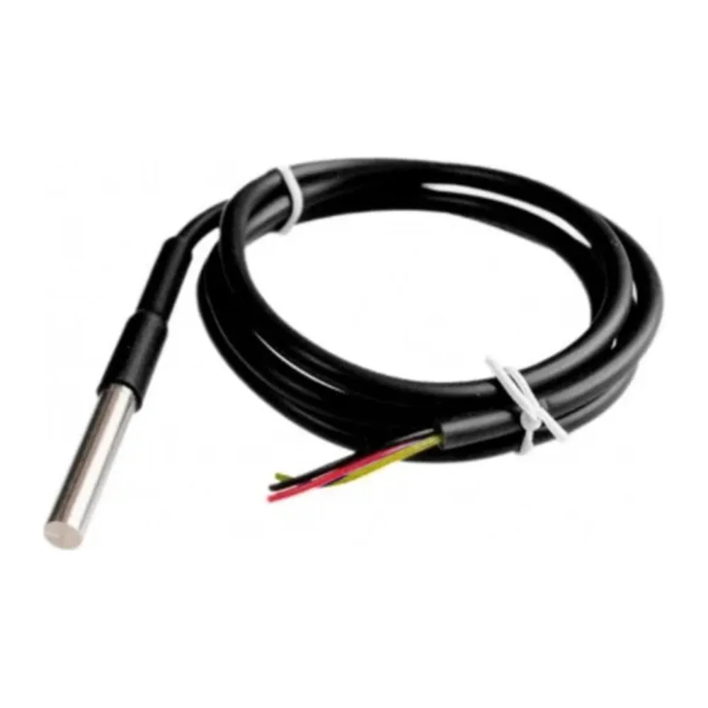 DS18B20 Waterproof Temperature Probe — 1 m Cable – view 2