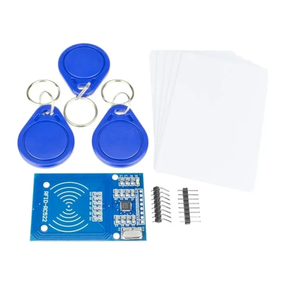 RFID RC522 Reader Kit (13.56 MHz) with Card and Key Tag – view 2
